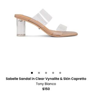 Tony Bianco Sabelle Sandal (Clear)